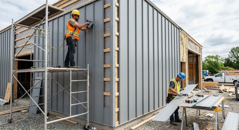Aluminium Siding Installation