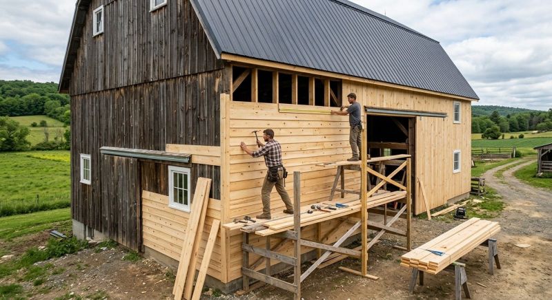 Barn Siding Installation in North Branford, CT