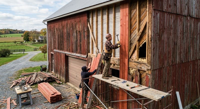 Barn Siding Replacement in Bridgeport, CT