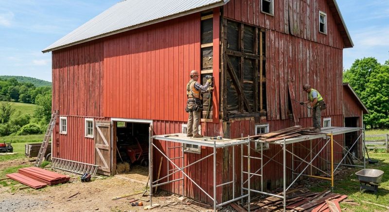 Barn Siding Replacement in Clinton, CT