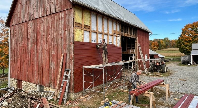 Barn Siding Replacement in Higganum, CT