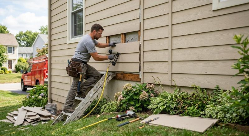 Board Siding Repair in Wallingford, CT