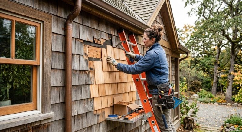 Cedar Shake Siding Repair in Berlin, CT