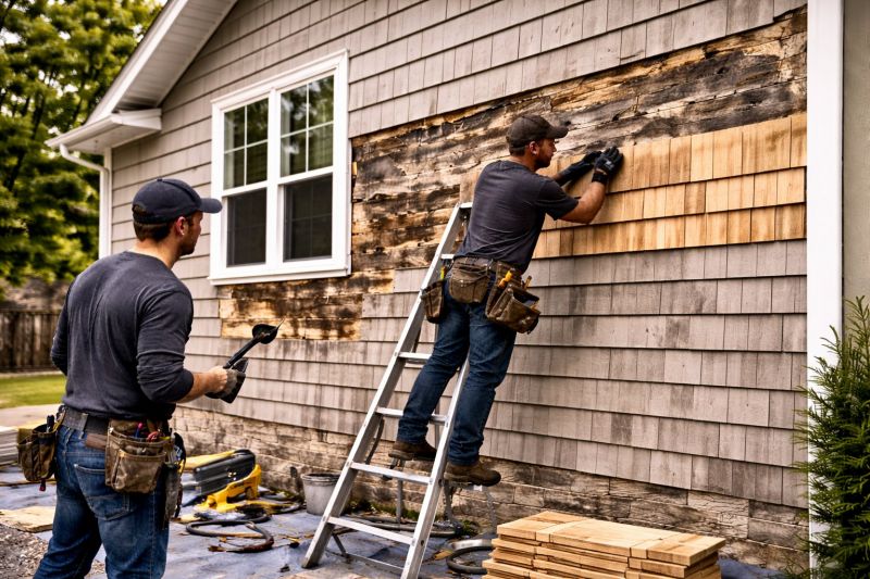 Cedar Shake Siding Repair in Redding, CT