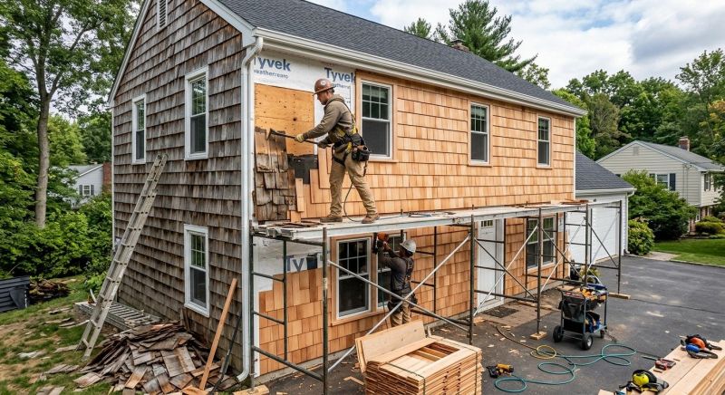 Cedar Shakes Replacement in Waterbury, CT