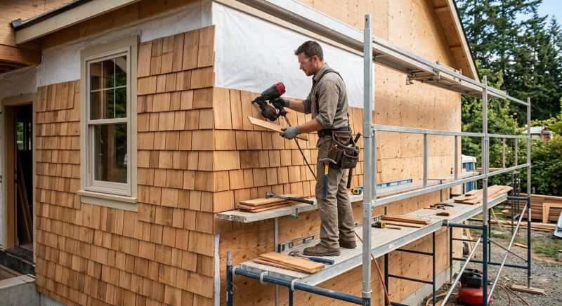 Cedar Siding Installation in East Berlin, CT