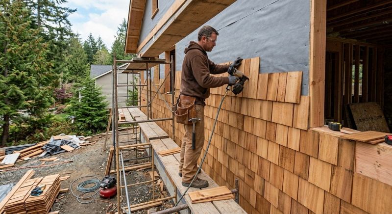 Cedar Siding Installation in Milford, CT