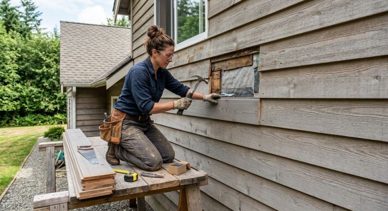 Cedar Siding Repair in New Haven County, CT