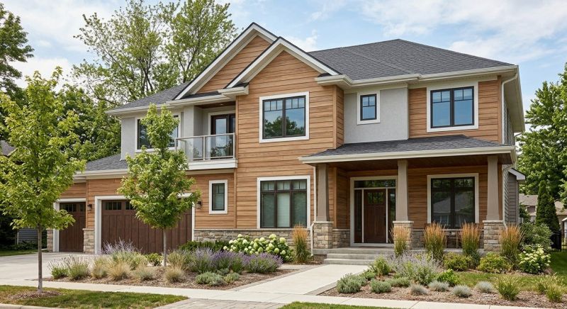 Faux Wood Siding Installation in Plymouth, CT