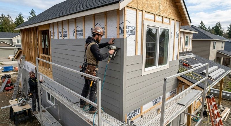 Fiber Siding Installation in Bethany, CT