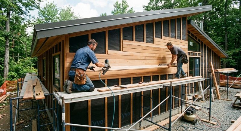 Hardwood Cladding Installation in New Haven County, CT