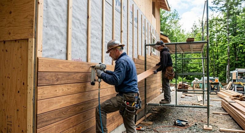 Hardwood Siding Installation in Plainville, CT