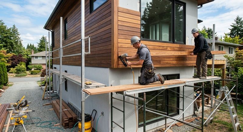 Hardwood Siding Installation in Woodbury, CT