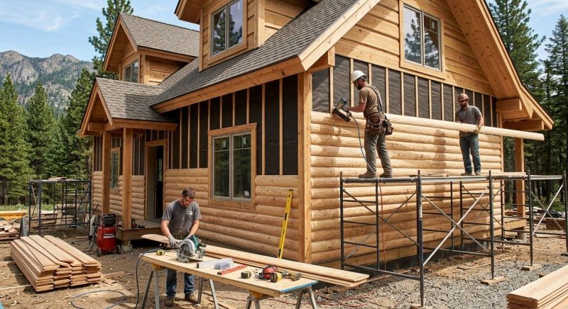Log Siding Installation in Cheshire, CT