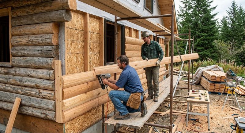 Log Siding Installation in Derby, CT