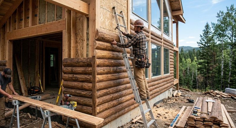 Log Siding Installation in Oxford, CT