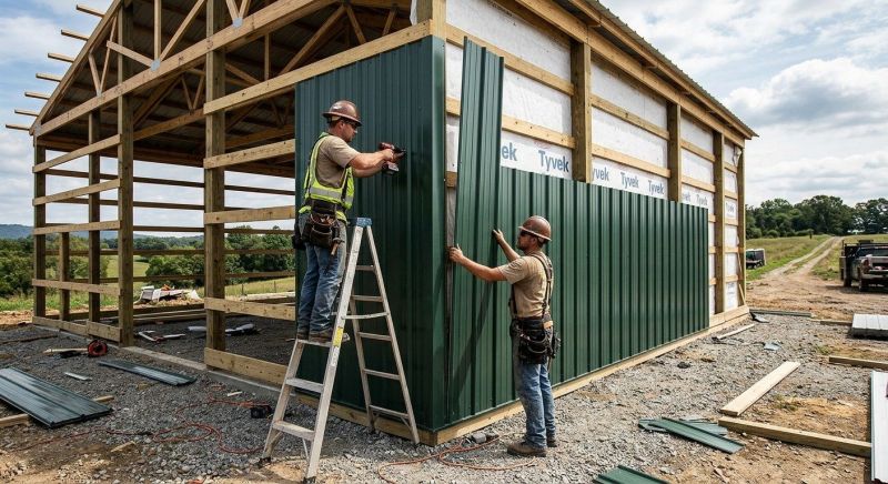 Metal Barn Siding Installation in New Haven County, CT