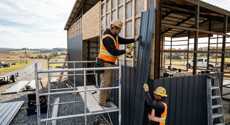 Metal Barn Siding Installation in New Haven County, CT