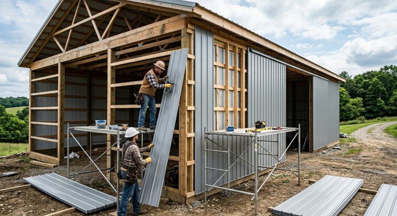 Metal Barn Siding Installation in New Haven County, CT