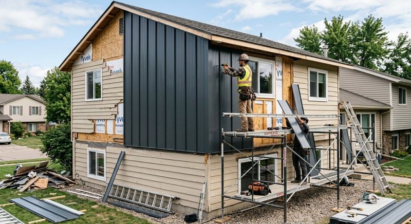 Metal Siding Replacement in Oakville, CT