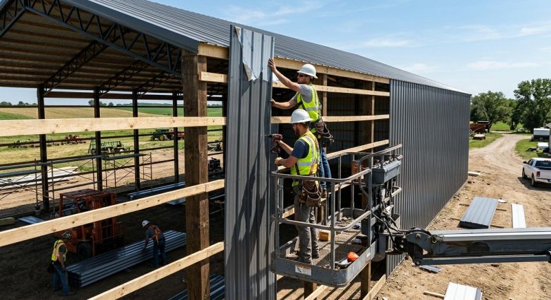 Pole Barn Siding Installation in New Haven County, CT