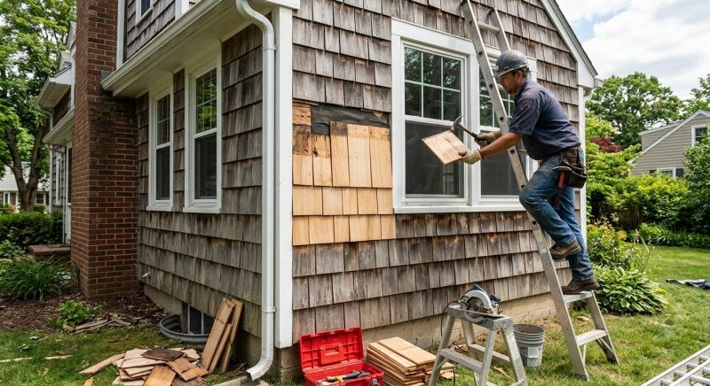 Shake Siding Repair in Durham, CT