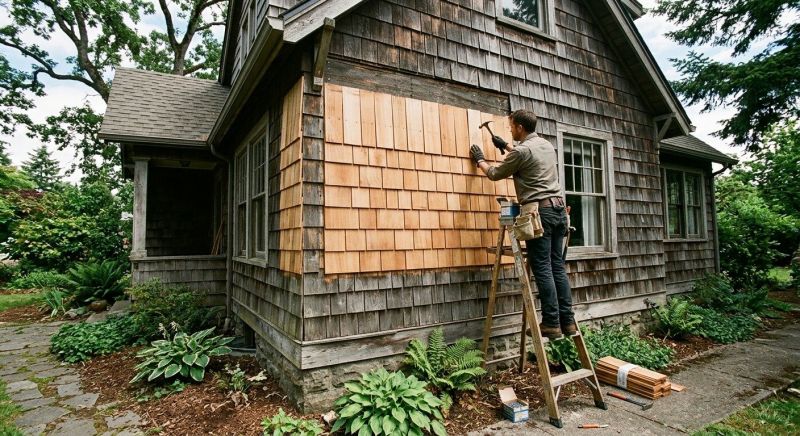 Shake Siding Repair in Higganum, CT