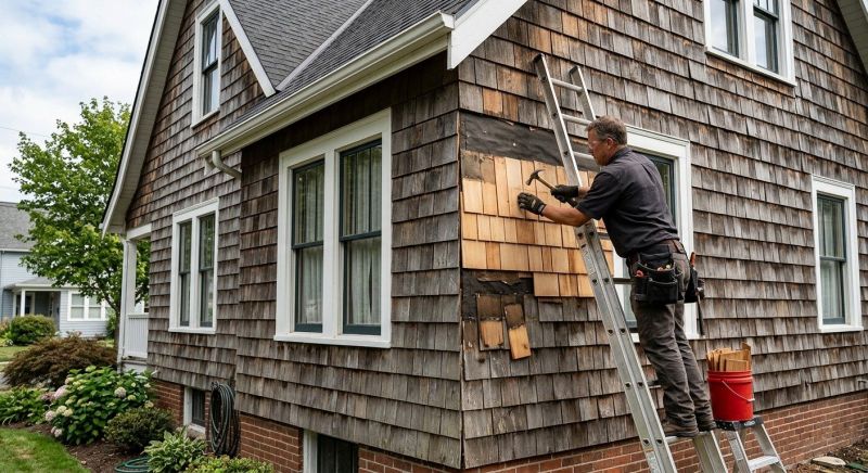 Shake Siding Repair in Newtown, CT