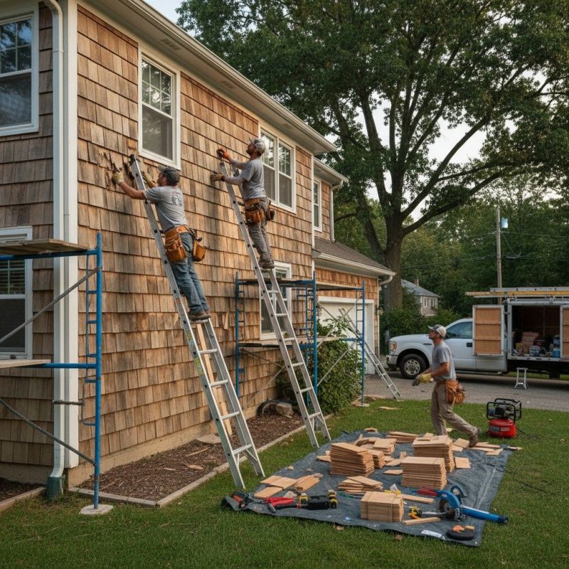 Shake Siding Repair in Redding, CT