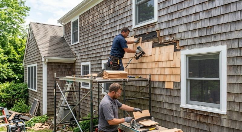 Shake Siding Repair in Shelton, CT