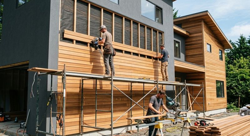 Wood Cladding Installation in Clinton, CT