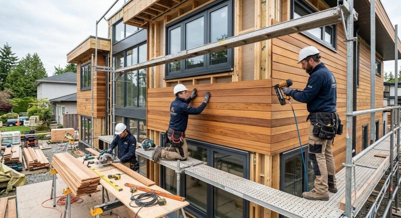 Wood Cladding Installation in Trumbull, CT