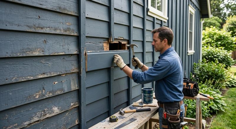 Wood Siding Repair in Newtown, CT