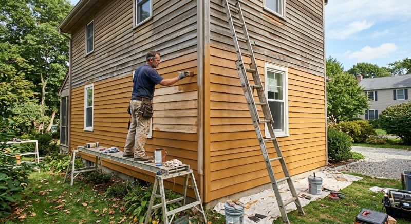 Wood Siding Restoration in New Haven County, CT